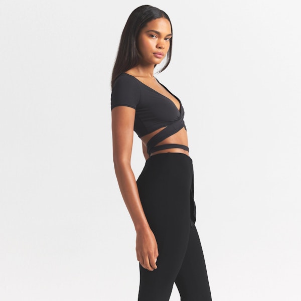 Skims FITS EVERYBODY WRAP SUPER CROPPED T-SHIRT