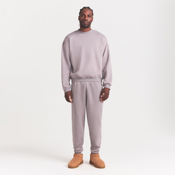 skims FLEECE LOUNGE MENS RELAXED CREWNECK