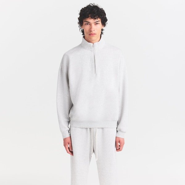 Skims FLEECE LOUNGE MENS RELAXED QUARTER ZIP