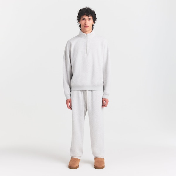 skims FLEECE LOUNGE MENS RELAXED QUARTER ZIP