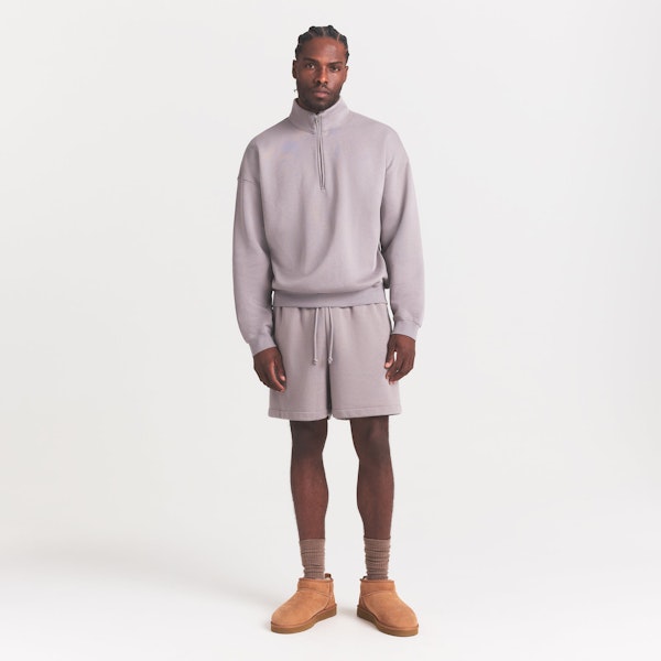 skims FLEECE LOUNGE MENS RELAXED QUARTER ZIP