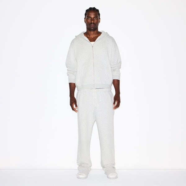 skims FLEECE LOUNGE MENS RELAXED ZIP UP HOODIE