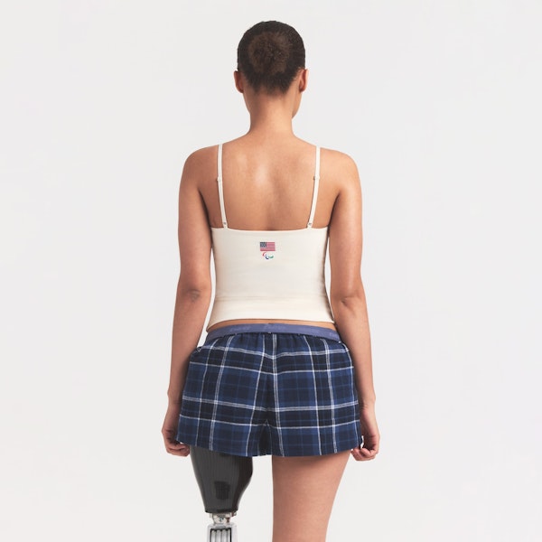 Skims SKIMS FOR TEAM USA COTTON JERSEY PARALYMPIC CAMI