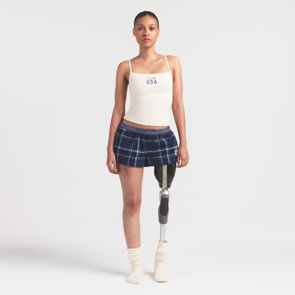 skims SKIMS FOR TEAM USA COTTON JERSEY PARALYMPIC CAMI