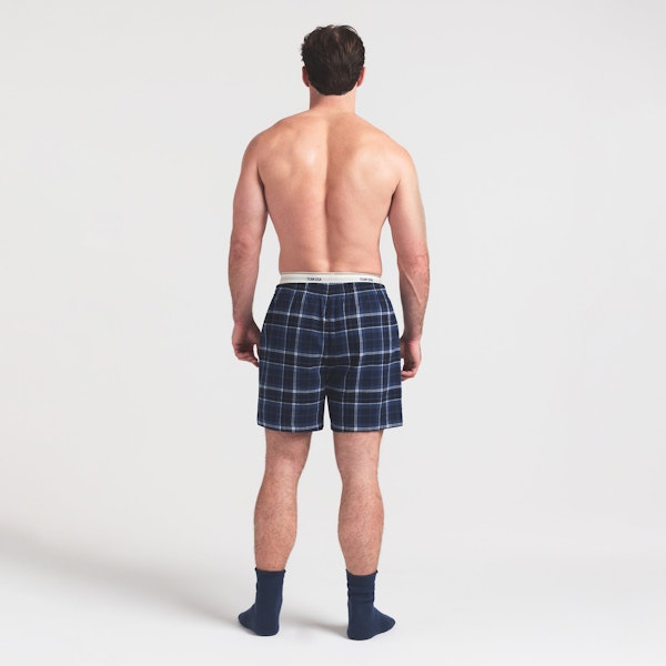 Skims SKIMS FOR TEAM USA FLANNEL SLEEP MENS OLYMPIC SHORT