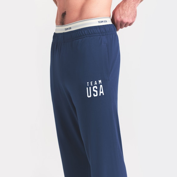 Skims SKIMS FOR TEAM USA JERSEY SLEEP MENS OLYMPIC PANT