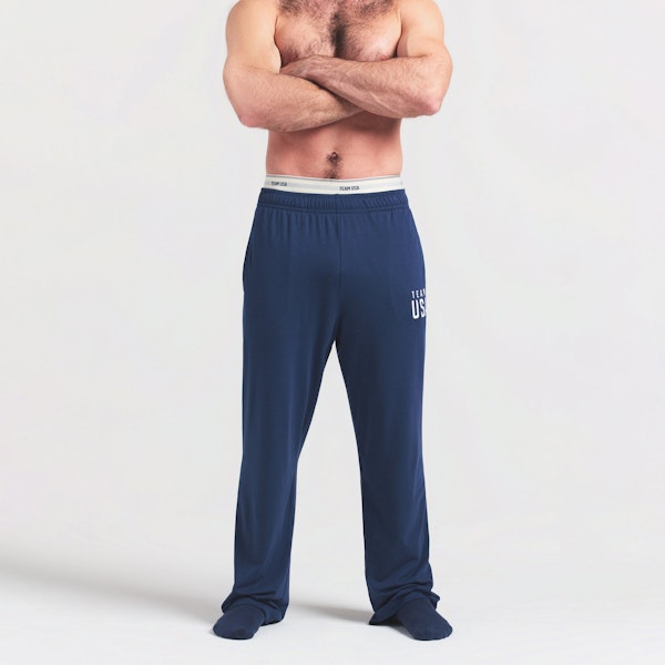 Skims SKIMS FOR TEAM USA JERSEY SLEEP MENS OLYMPIC PANT