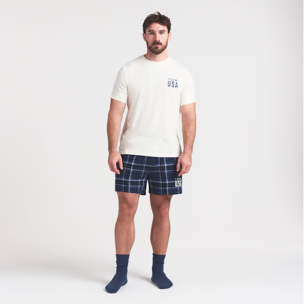 skims SKIMS FOR TEAM USA JERSEY SLEEP MENS OLYMPIC T-SHIRT