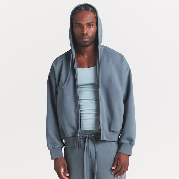 Skims HEAVYWEIGHT FLEECE MENS ZIP UP HOODIE