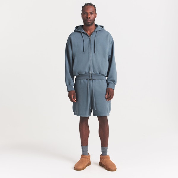 skims HEAVYWEIGHT FLEECE MENS ZIP UP HOODIE