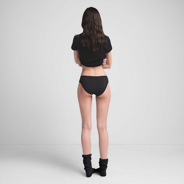 Skims LIGHTWEIGHT COTTON LACE BRIEF