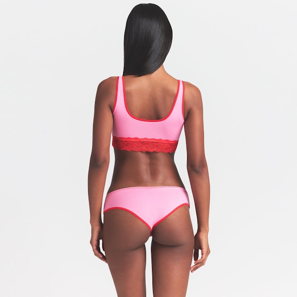 Skims LIGHTWEIGHT COTTON LACE HIPSTER