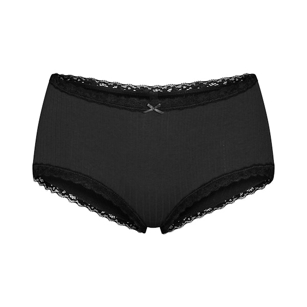 Skims LIGHTWEIGHT COTTON POINTELLE LACE BOY SHORT