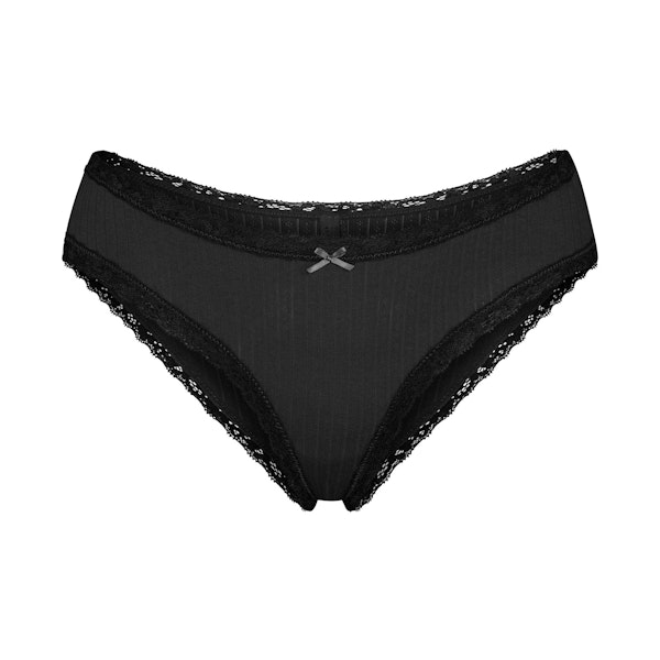 Skims LIGHTWEIGHT COTTON POINTELLE LACE BRIEF