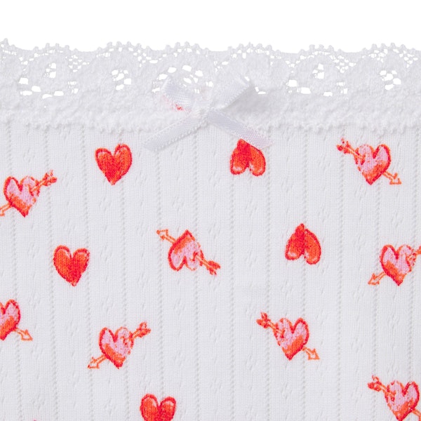 Skims LIGHTWEIGHT COTTON POINTELLE LACE BRIEF