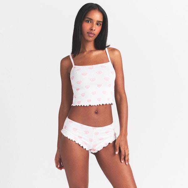 Skims LOGO POINTELLE CAMI SLEEP SET