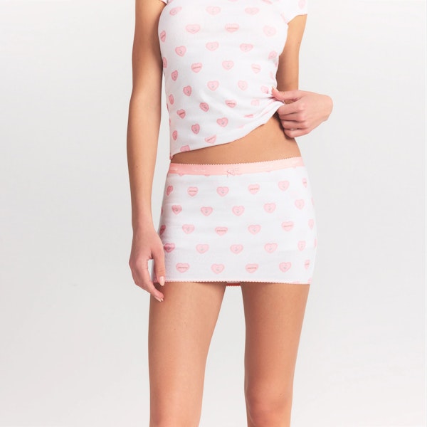 Skims LOGO POINTELLE MICRO SKORT