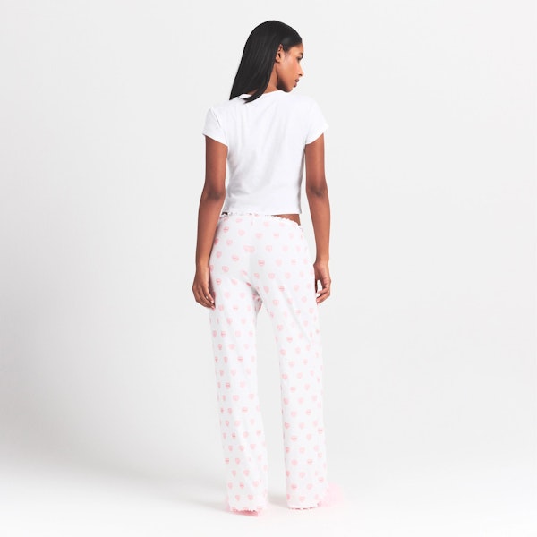 Skims LOGO POINTELLE STRAIGHT LEG PANT