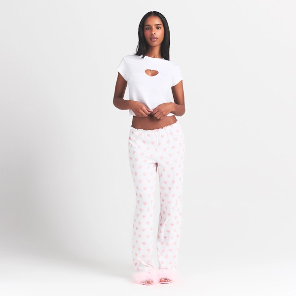 skims LOGO POINTELLE STRAIGHT LEG PANT
