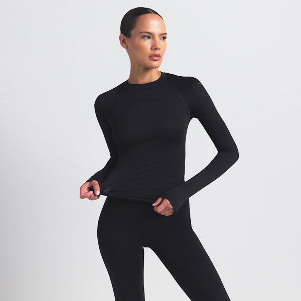 Skims NikeSKIMS AIRY LONG SLEEVE CREW NECK TOP