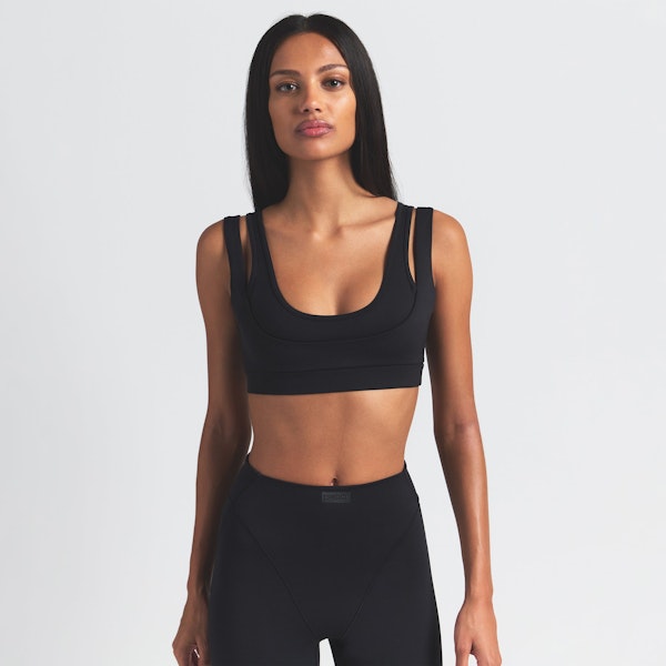 skims NikeSKIMS MATTE DOUBLE STRAP SCOOP BRA