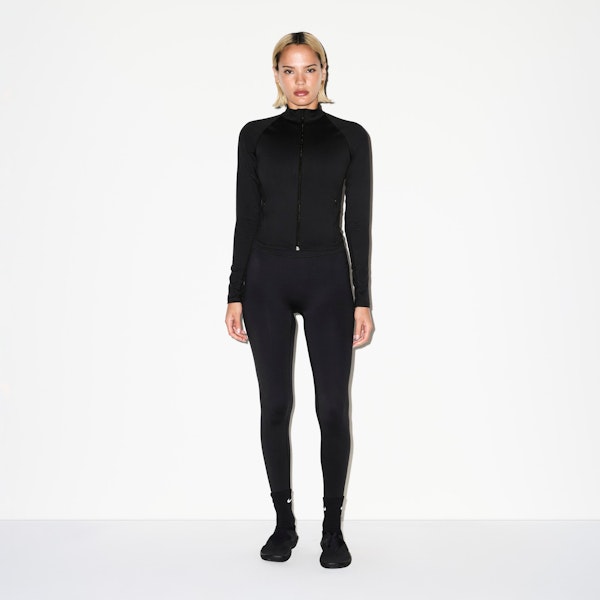 skims NikeSKIMS MATTE MOCK NECK FULL ZIP JACKET