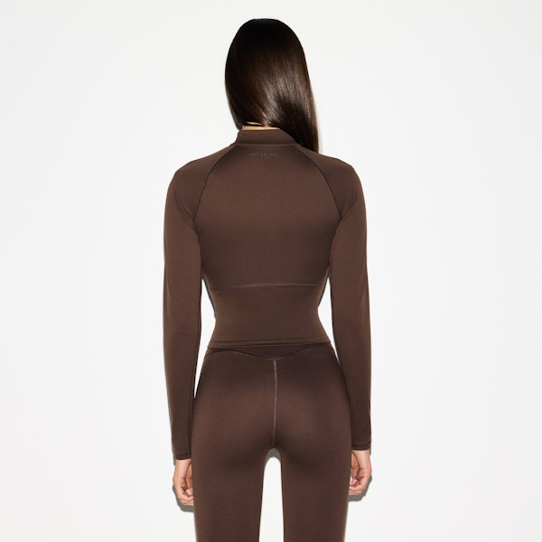 Skims NikeSKIMS MATTE MOCK NECK FULL ZIP JACKET