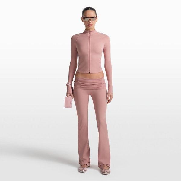 skims NikeSKIMS MATTE MOCK NECK FULL ZIP JACKET