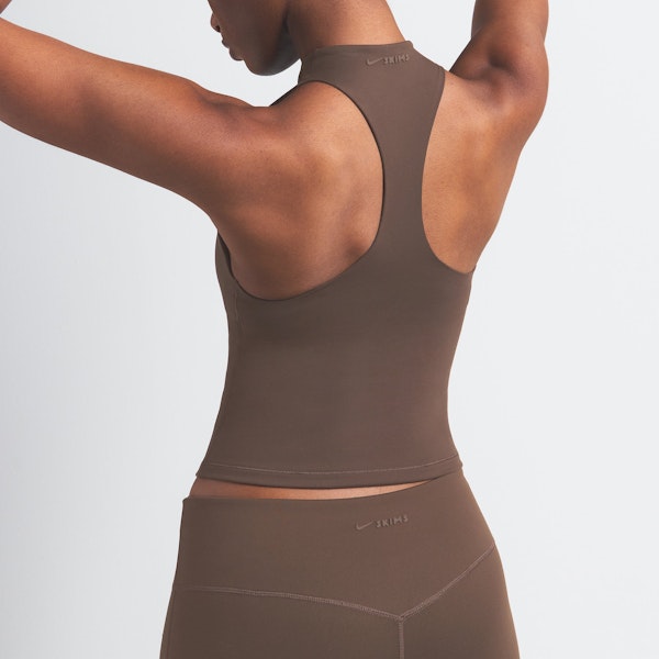 Skims NikeSKIMS MATTE MOCK NECK RACER TANK