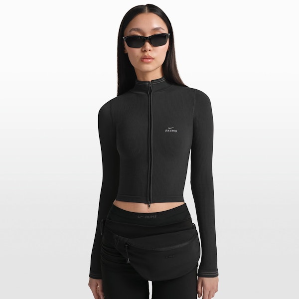 Skims NikeSKIMS RIBBED SEAMLESS ZIP UP CROP JACKET