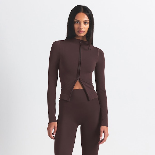 Skims NikeSKIMS VINTAGE SEAMLESS FULL ZIP JACKET