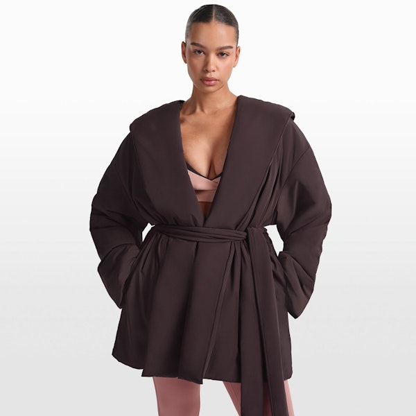 Skims NikeSKIMS WOVEN NYLON WRAP COAT