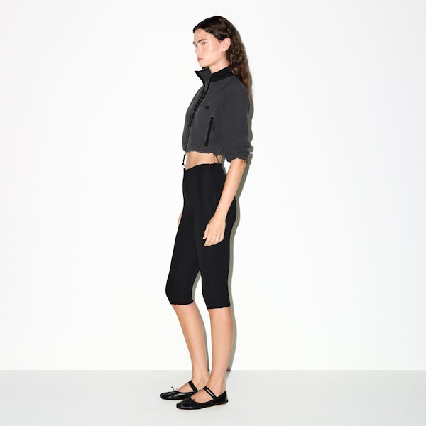 Skims OUTDOOR FLEECE CROPPED 3/4 SLEEVE JACKET