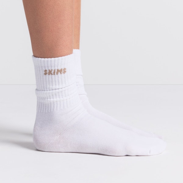 Skims RIBBED CREW LOGO SOCK 3-PACK