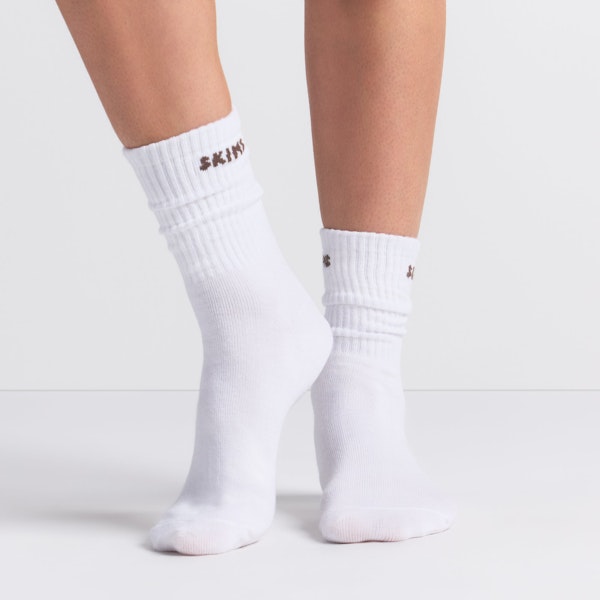 skims RIBBED CREW LOGO SOCK 3-PACK