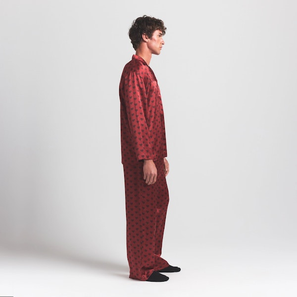 Skims SATEEN SLEEP MENS LONG SLEEP SET