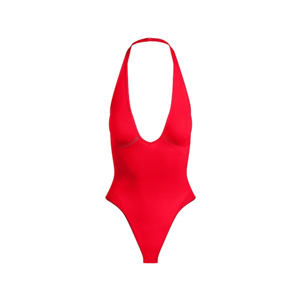 skims SEAMLESS SCULPT DEEP PLUNGE THONG BODYSUIT