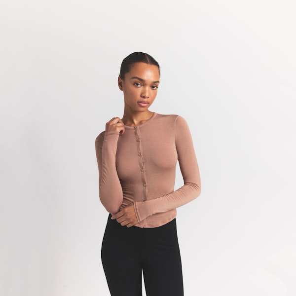 Skims SHEER MODAL CARDIGAN