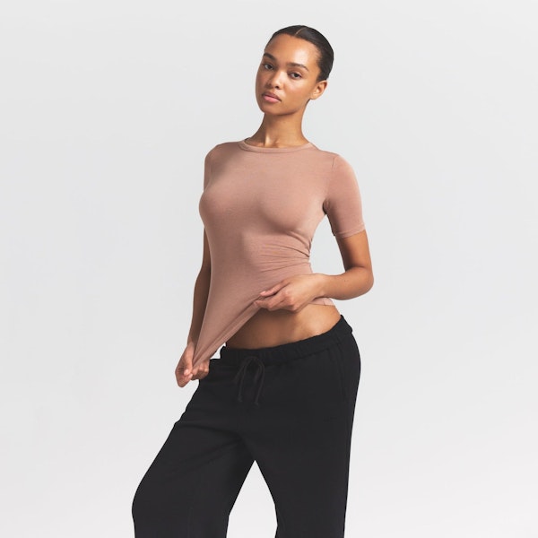 Skims SHEER MODAL LONG T-SHIRT