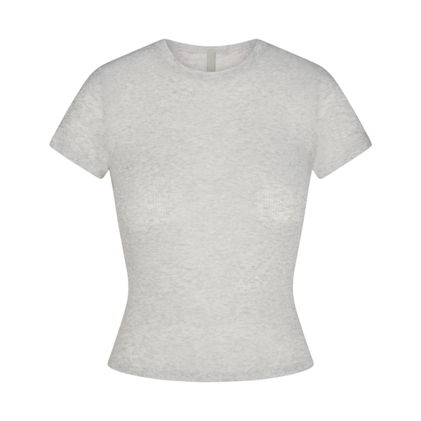 Skims SHEER RIB T-SHIRT
