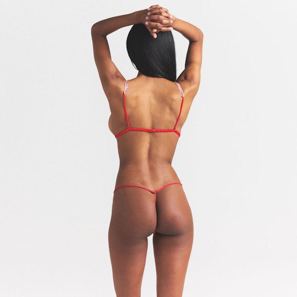 Skims SILK LACE PLUNGE BRALETTE