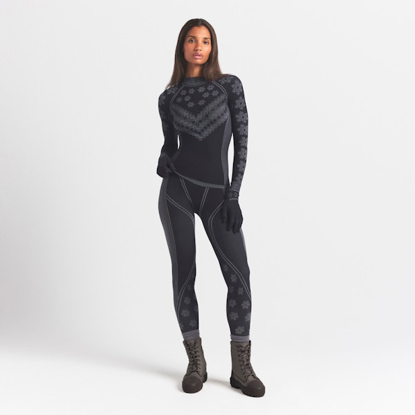 skims SKIMS FIRST LAYERS HALF ZIP LONG SLEEVE