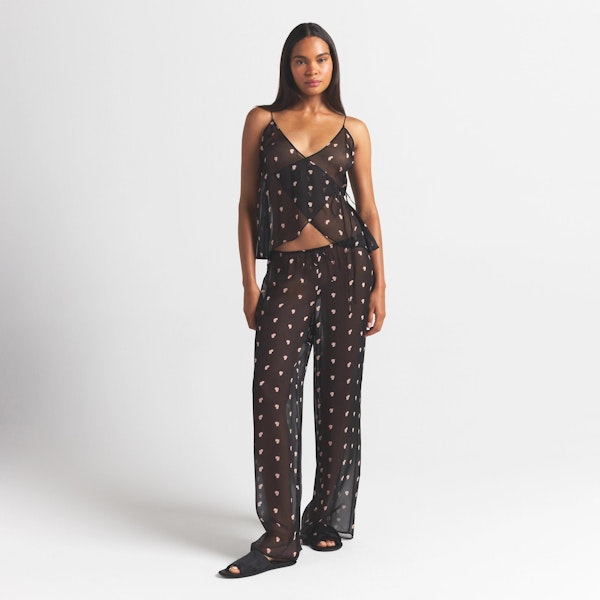 skims SKIMS ROMANCE WIDE LEG PANT
