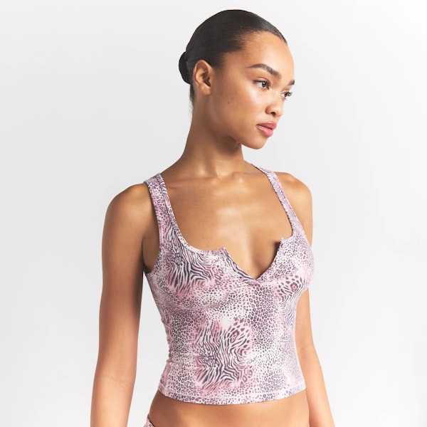 Skims SKIMS SLEEP HENLEY TANK