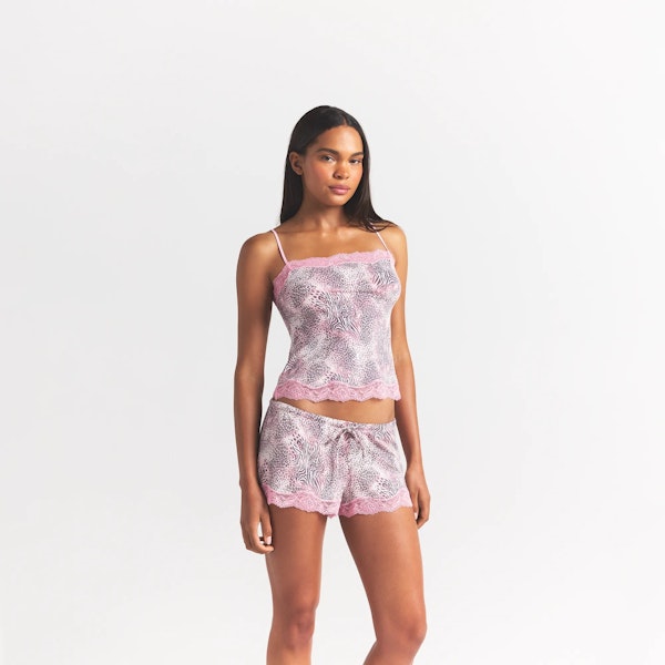 Skims SKIMS SLEEP LACE CAMI AND SHORT SET