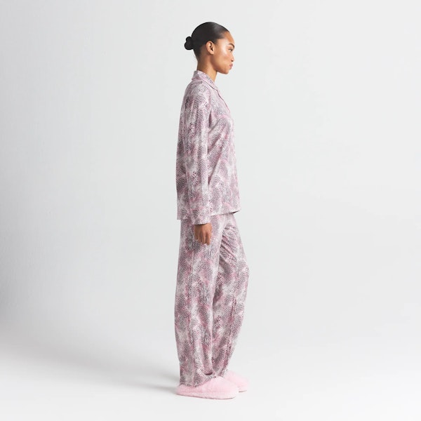 Skims SKIMS SLEEP LONG SLEEVE BUTTON UP SET