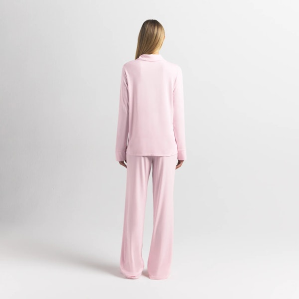 Skims SKIMS SLEEP LONG SLEEVE BUTTON UP SET