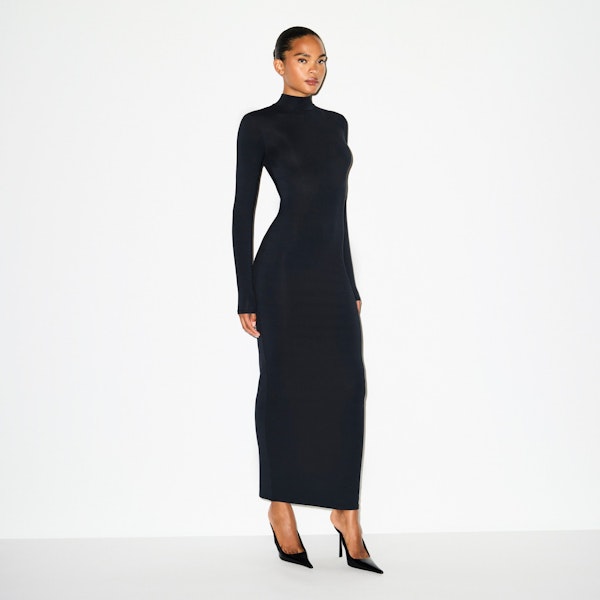 Skims SMOOTH LAYERS TURTLENECK LONG DRESS