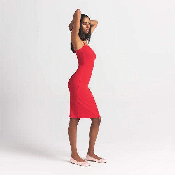 Skims SOFT LOUNGE MIDI SLIP DRESS