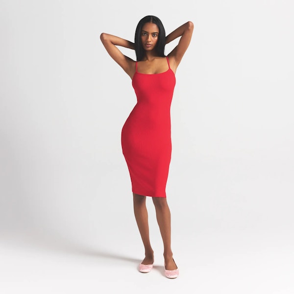 Skims SOFT LOUNGE MIDI SLIP DRESS